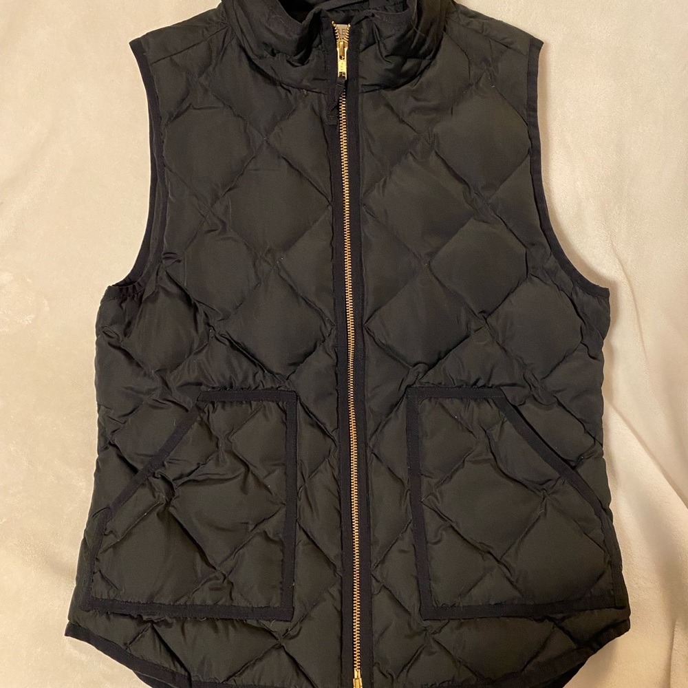 J Crew down quilted vest